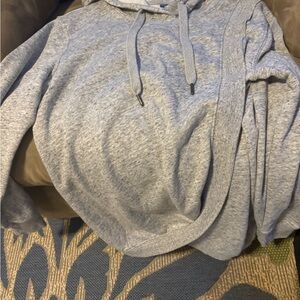 Old Navy Heather Gray Women's Hoodie